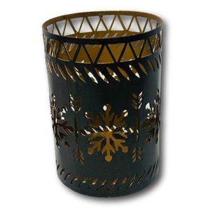 WoodWick Candles Bronze Snowflake Petite Holder Metal